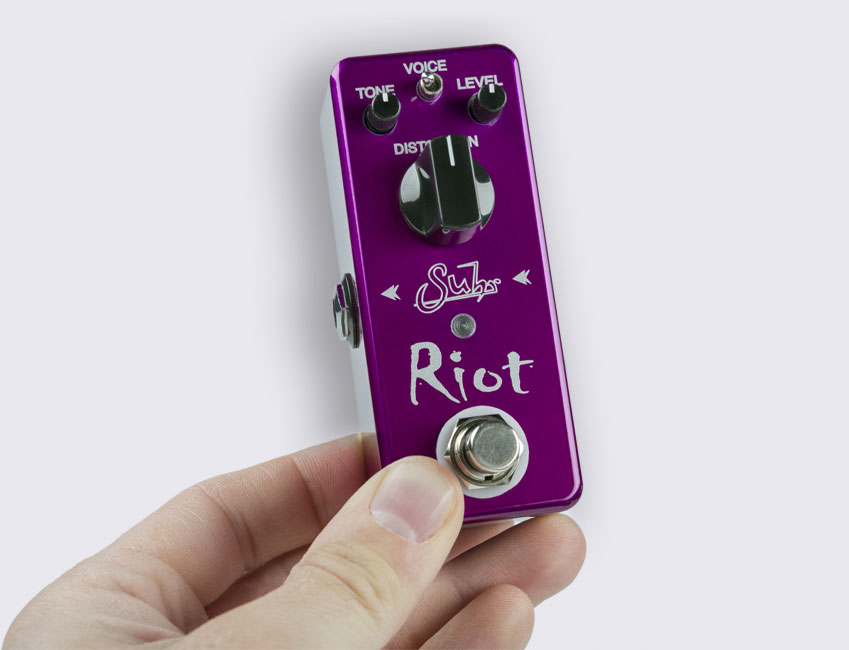 保存版】 エフェクター Suhr RIOT MINI Distortion エフェクター